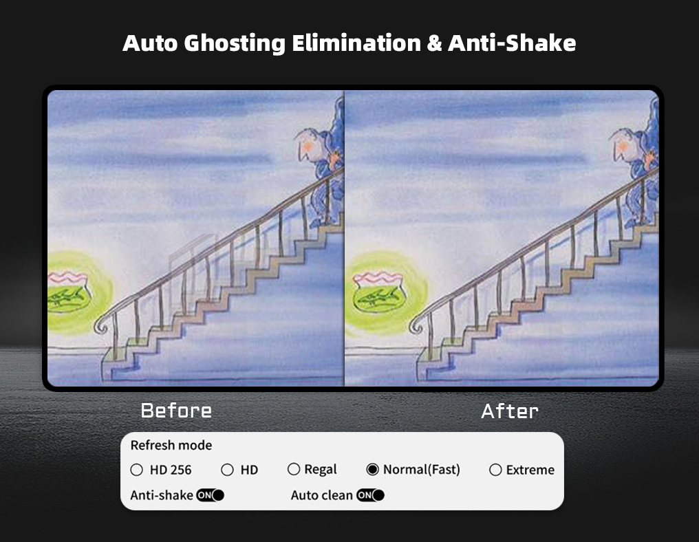 Auto ghosting elimination