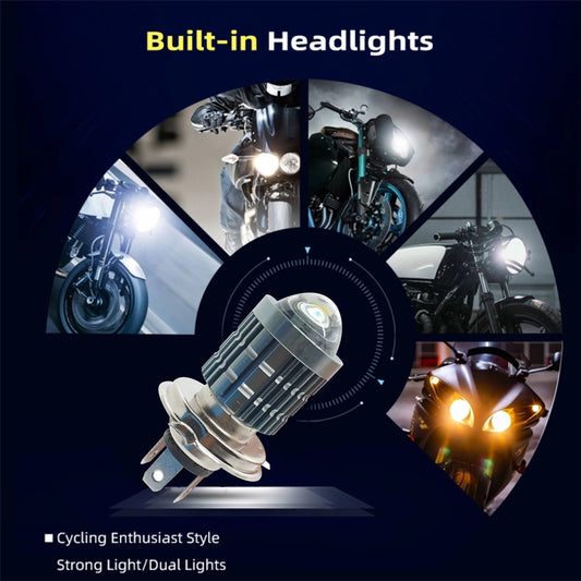 Warm White Aluminium HJG H4 LED Headlight, For Bike, Light Vehicle at Rs  170/piece in Mumbai