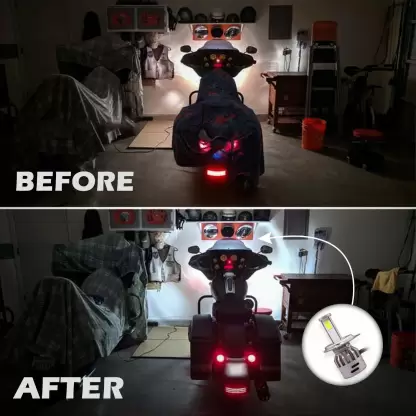 MOTOLURGY (1 Pc. ) Nighteye H4 LED Headlight Bulb for Motorcycle, ATV,  Scooters Headlight Motorbike LED (12 V, 36 W) Price in India - Buy  MOTOLURGY (1 Pc. ) Nighteye H4 LED