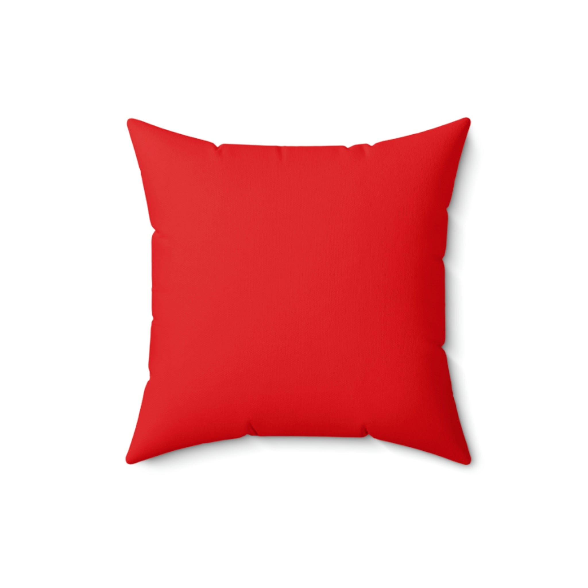 Spun Polyester Pillow Happy Face red pattern m