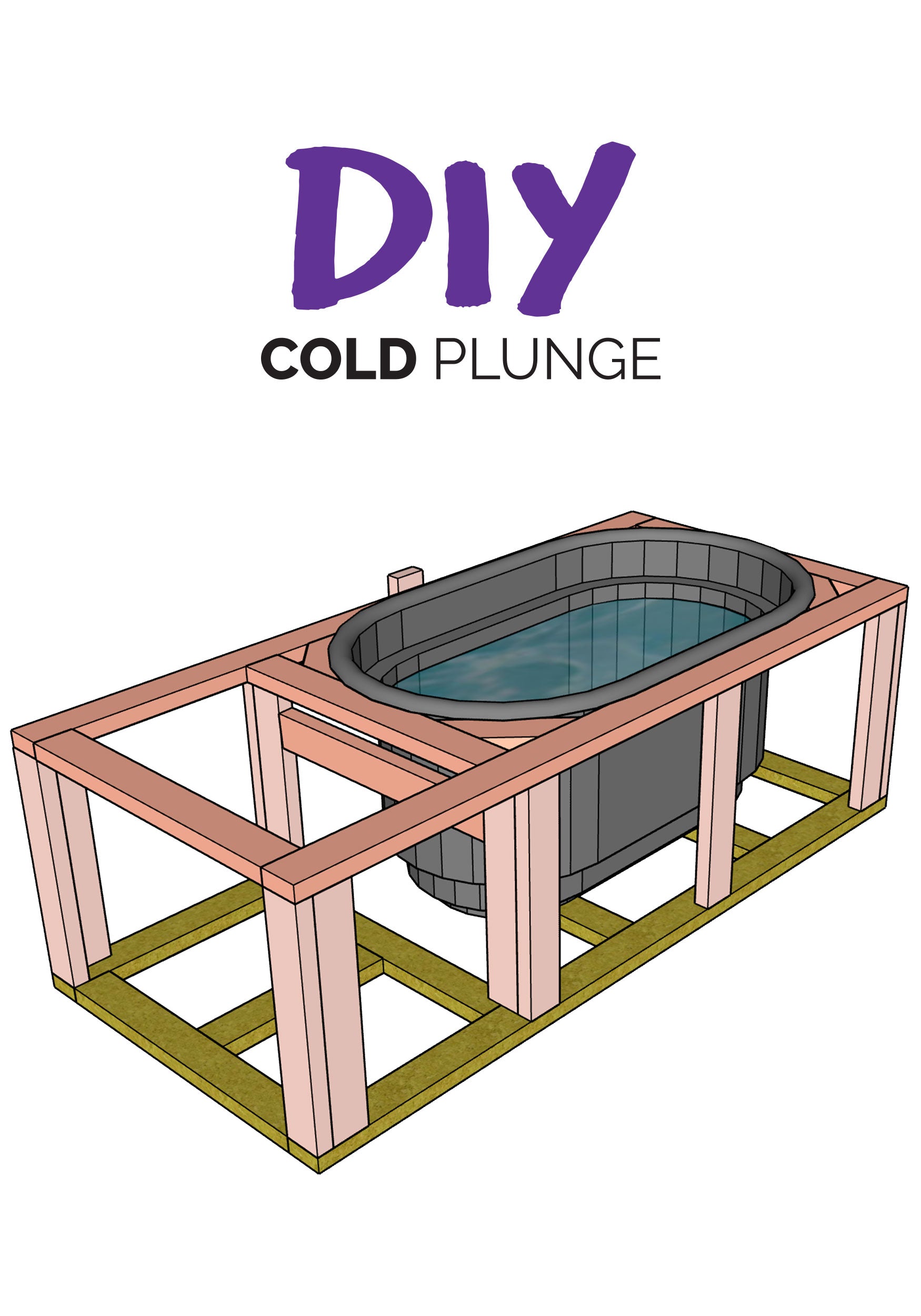 100 Gal Framing Plans Pdf Diy Cold Plunge V2 0