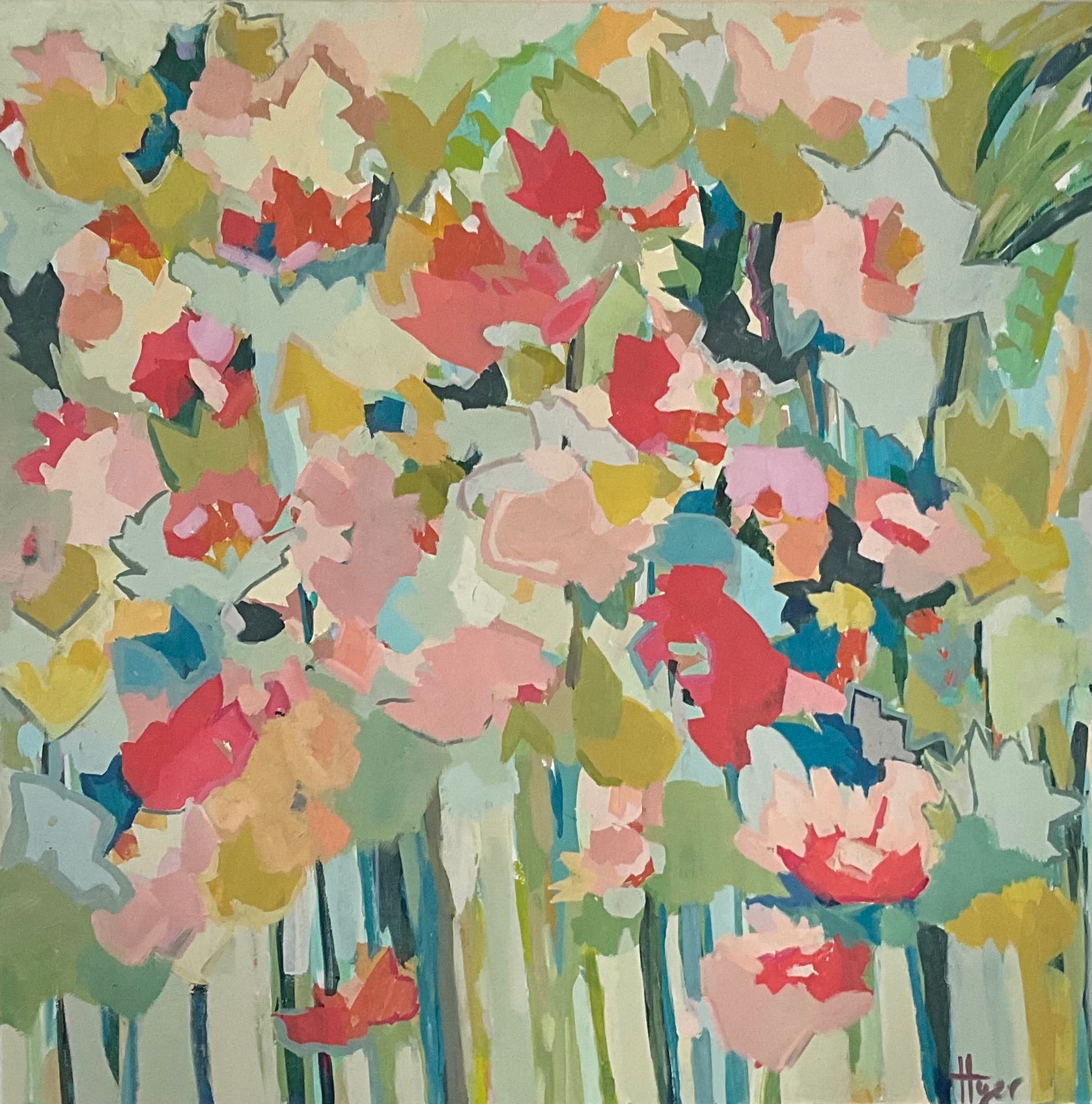 Dee, 36x36, Acrylic on Canvas