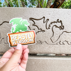 Beastly kingdom sticker