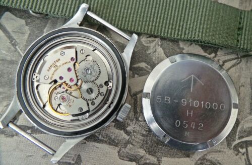 Hamilton Military Watch No Hack Function Movement 6B-9101000