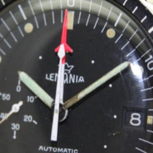 南アフリカ空軍クロノグラフ レマニア 5012（Lemania 5012) 針の塗り直しの例