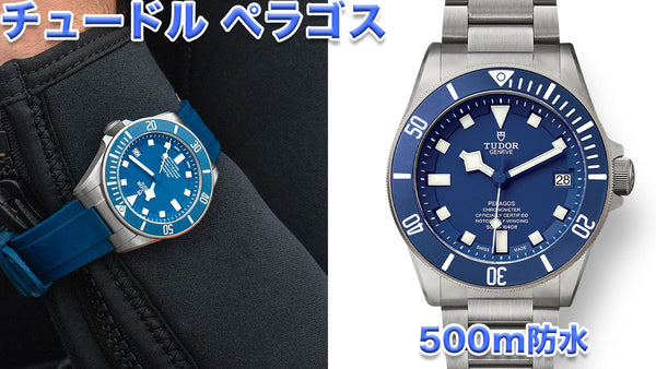 Tudor Watch Model Pelagos 500m Water Resistant