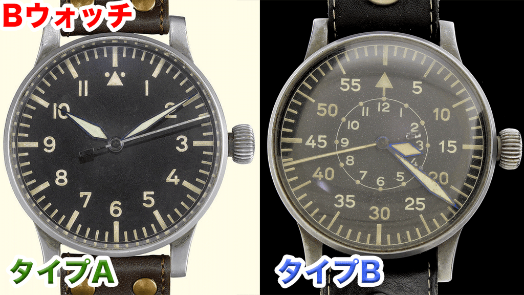 B Watch Comparison of Type A and Type B