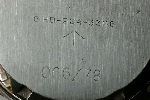 CWC Royal Air Force Chronograph 6BB - Close-up of the engraving