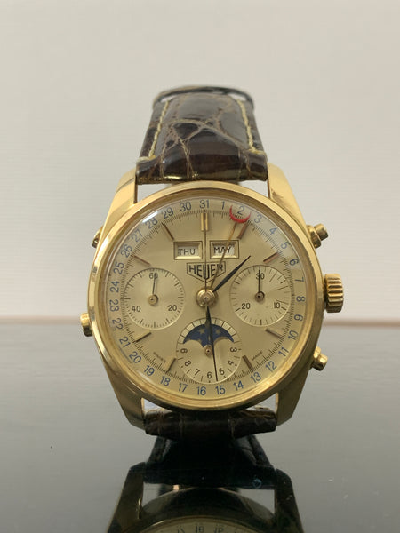 Chronograph Heuer Golden Hour Moon Phase