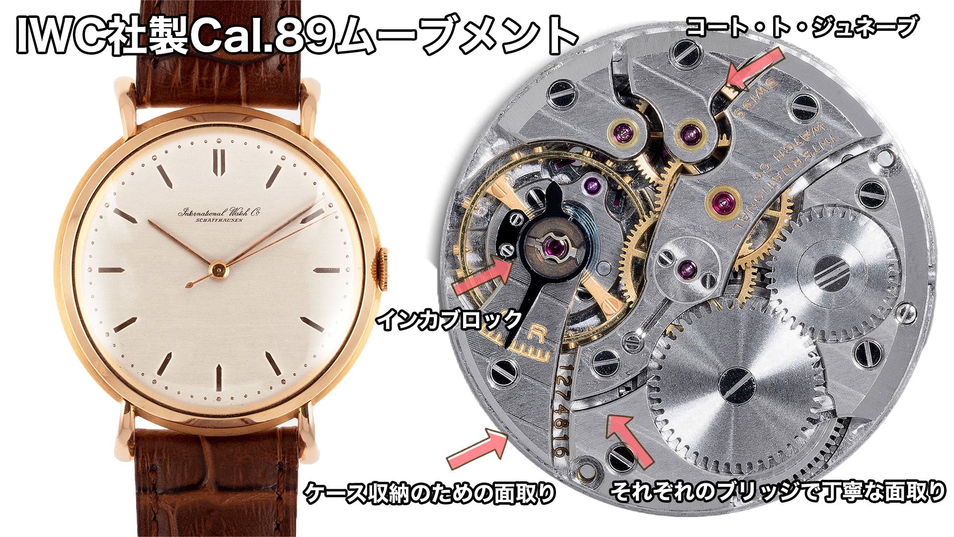 IWC Cal.89の構造解説