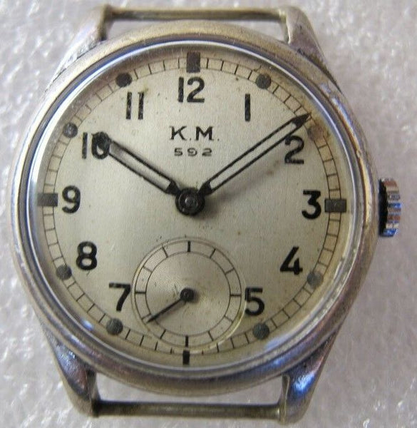 German Navy Wristwatch KM592 Made by Alpina