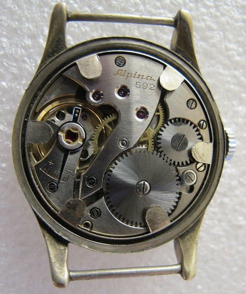 German Navy Wristwatch KM592 Alpina Movement