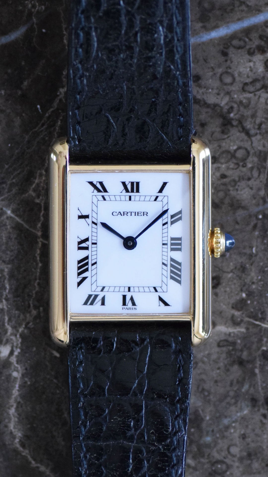 Tank Louis Cartier PARIS dial