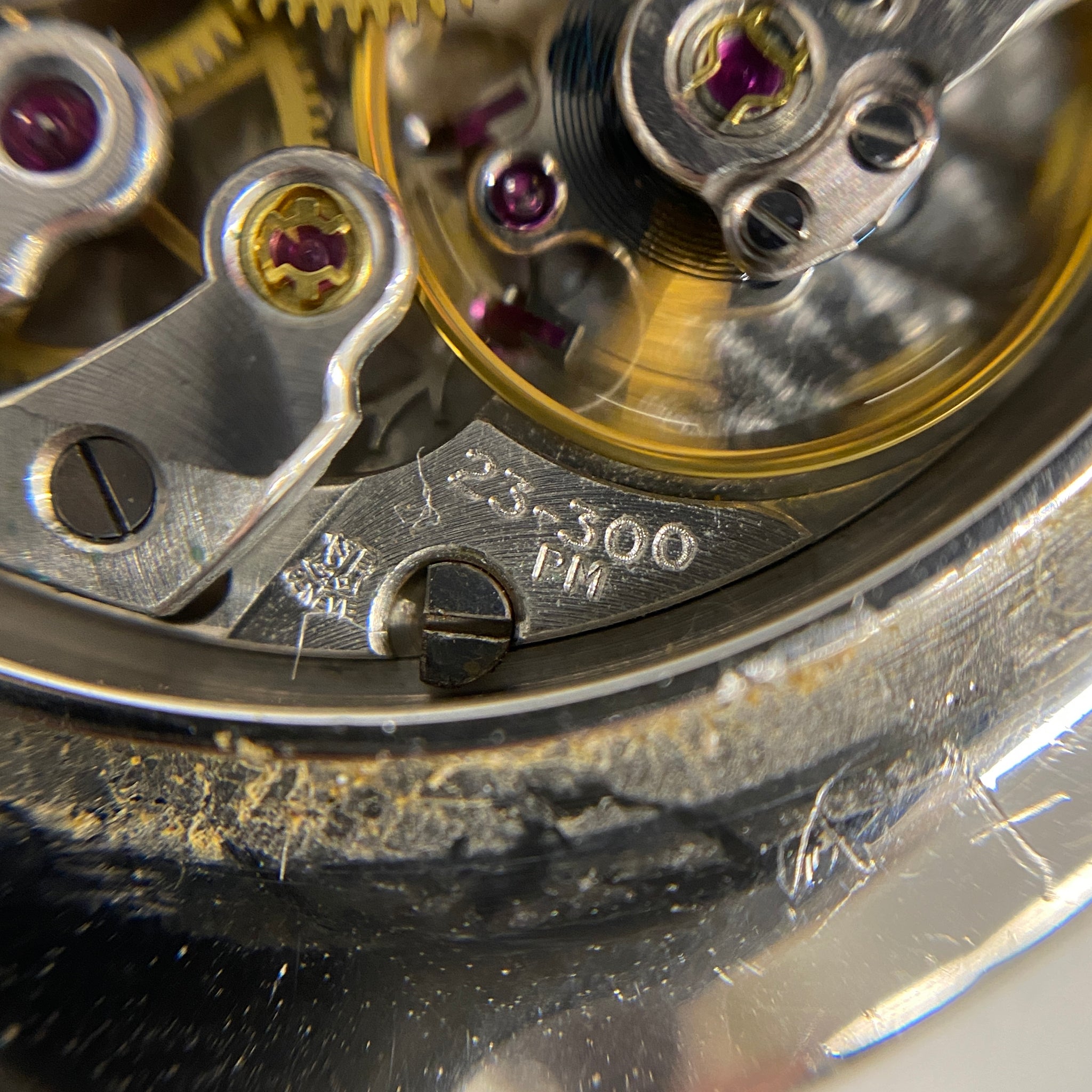 Engraving of the movement Cal.23-300PM of Patek Philippe Ref.3544