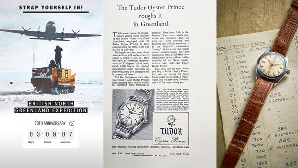 Tudor Oyster Prince British Expedition Greenland Expedition Poster and Clock