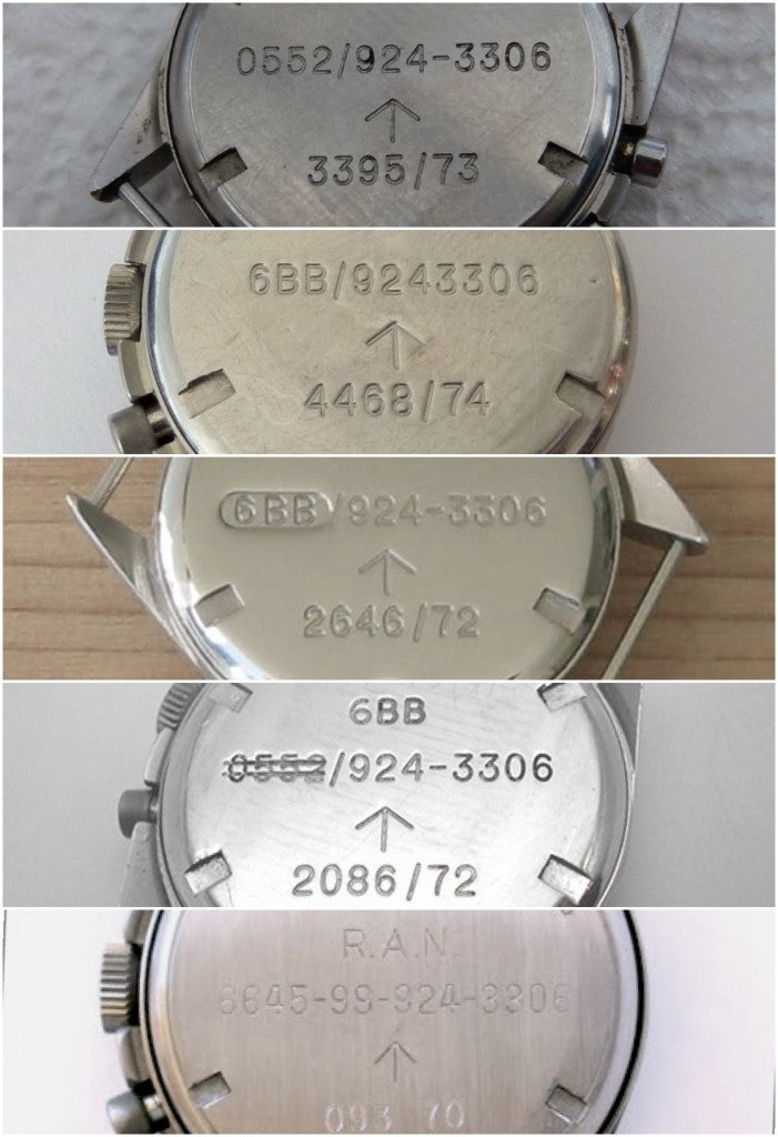 Example of case back engraving