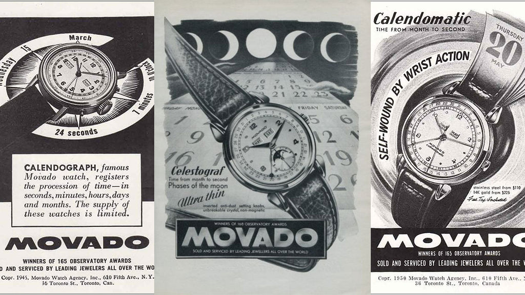 Movado Watches - Calendograph, Celestegraph, and Calendomatic Catalog