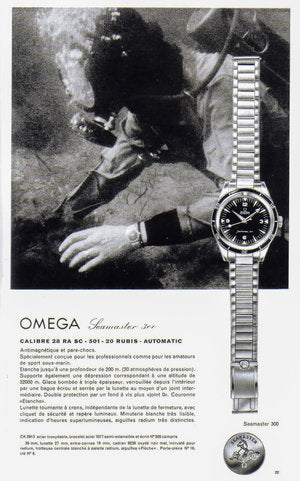Vintage watch, Omega, CK2913, advertisement