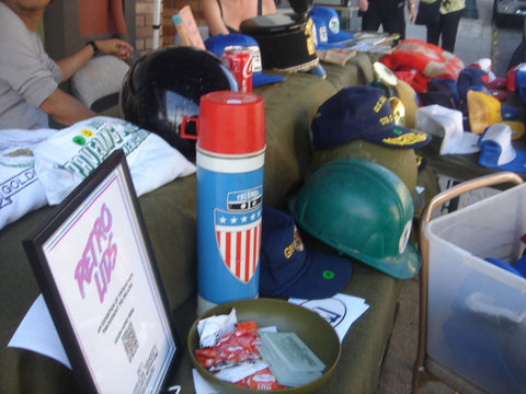 The Traveling Museum brought their collection of Retro Lids (hats) to the 2nd Sundays on 2nd Ave event in Crockett, CA