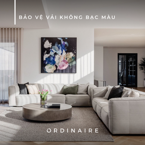 Đặt sofa xa cửa sổ trong nhà để tránh vải sofa không bị bạc màu