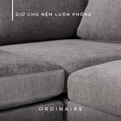 Giữ cho nệm rời của ghế sofa luôn phồng bằng các phương pháp đơn giản tại nhà