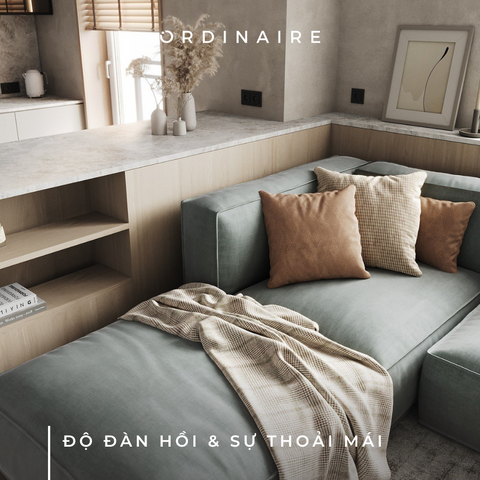 Lựa chọn sofa dựa vào sự thoải mái của nệm