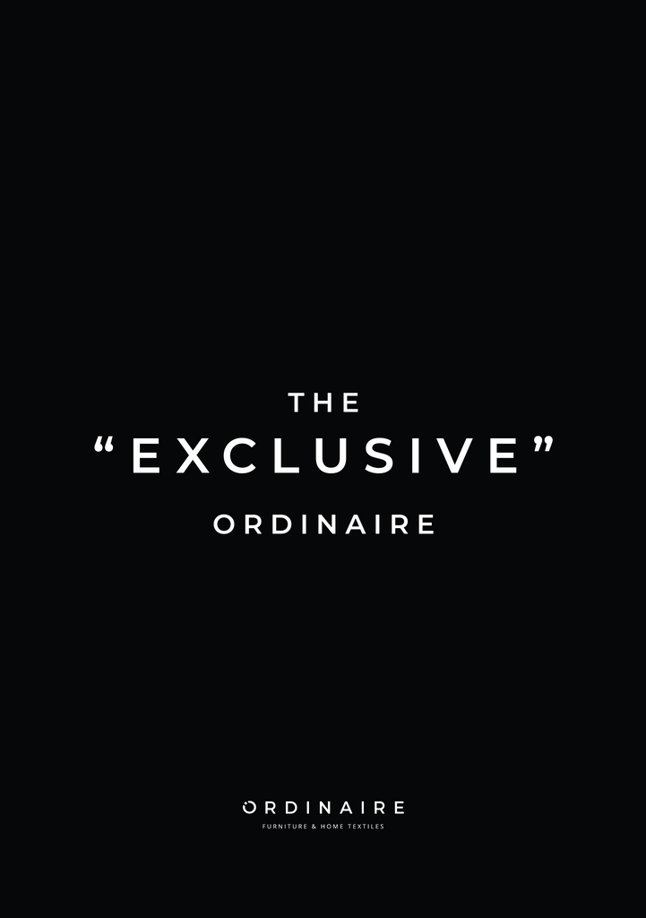 Bìa của catalogue The "Exclusive" ORDINAIRE
