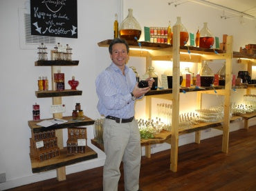 Angus Ferguson in his new Oxford Shop
