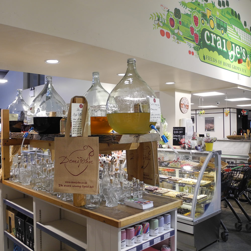 The Demijohn Concession Store at Craigie's Farm Shop