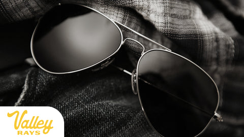 Aviator Sunglasses with grey lenses