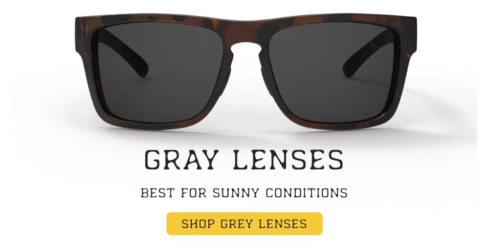 sunglasses with gray lenses for sunny days