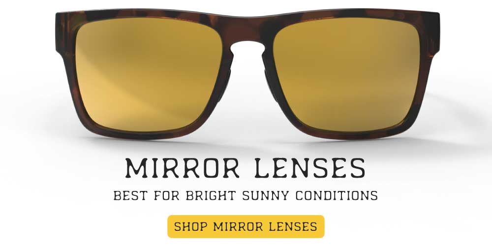 mirror sunglass lens for bright days