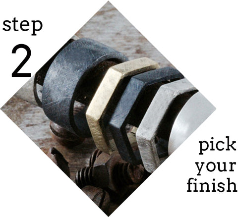 step 2 pick your finish