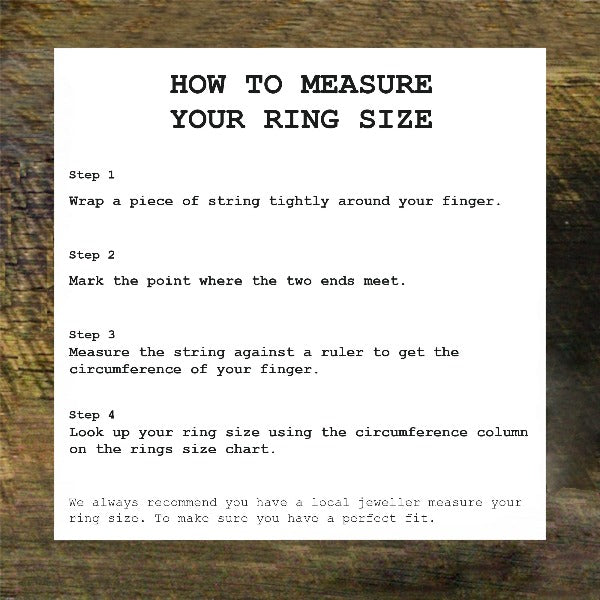 How to Measure Out His Ring Size  Measure Ring Size Guide - Statement  Collective