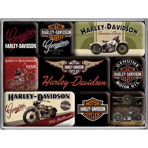 Harley-Davidson® Harley Bikes Magnet Set