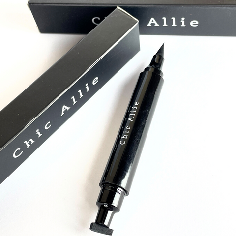 Chic Allie eyeliner how to apply or use black eyeliner matte