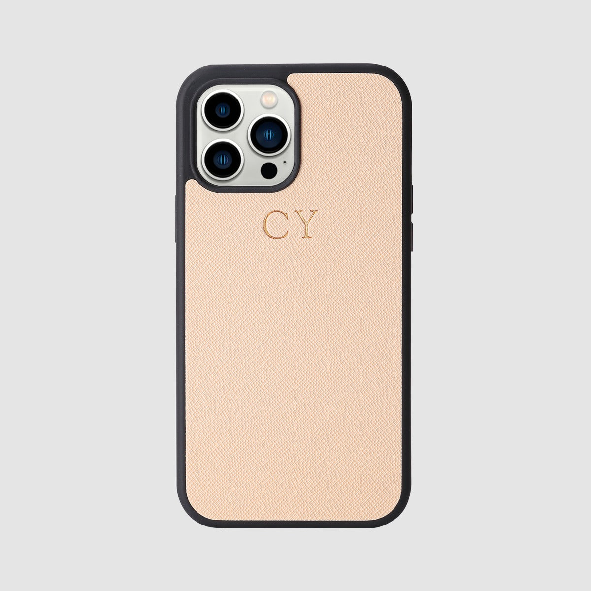 Iphone 13 Pro Max Pale Pink Saffiano Leather Case The Daily Edited