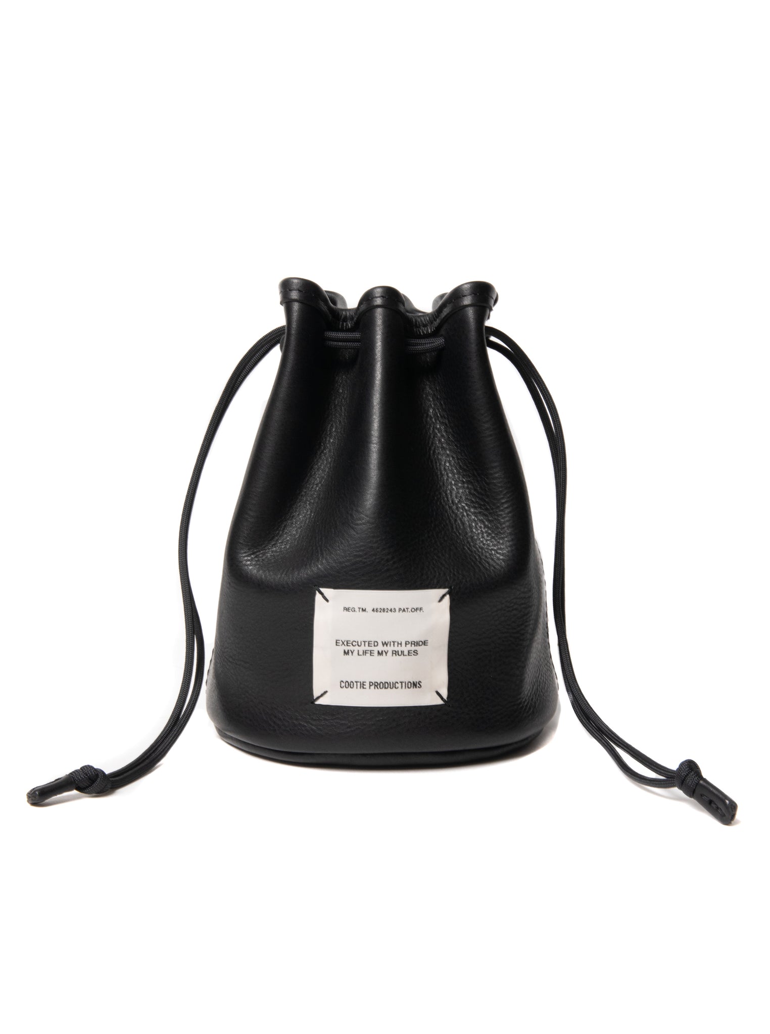 cootie Fake Leather Drawstring Bag - バッグ