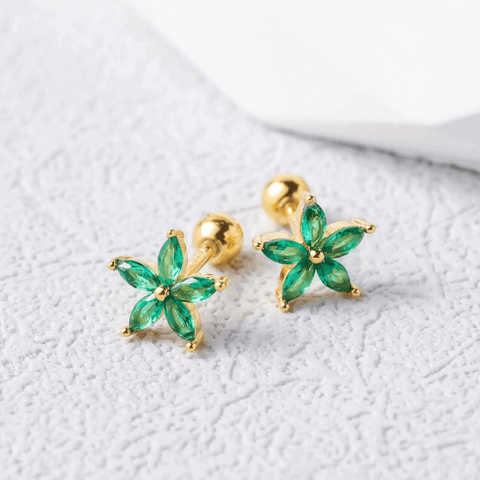 emerald earrings