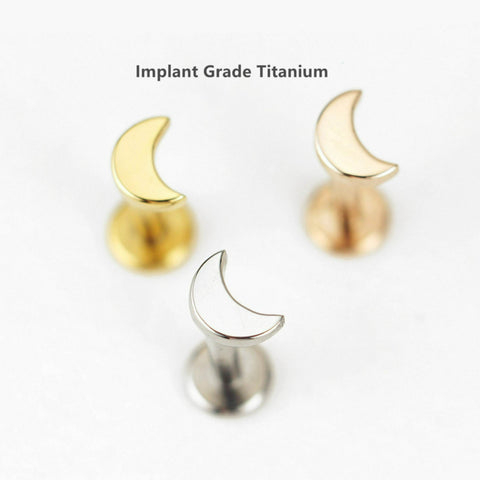 implant grade titanium flat back earrings