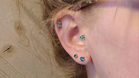 Natural Tragus Jewelry