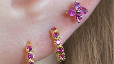 Ruby Earrings