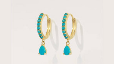 Turquoise Earrings: A Symbol of Good Fortune and Protection