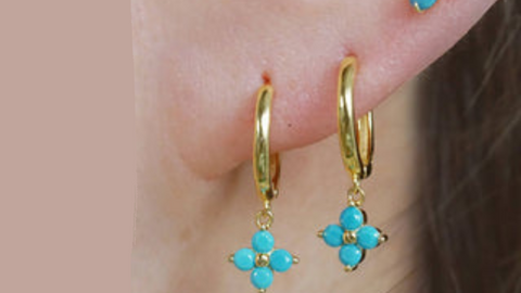 Turquoise Earrings: A Symbol of Good Fortune and Protection