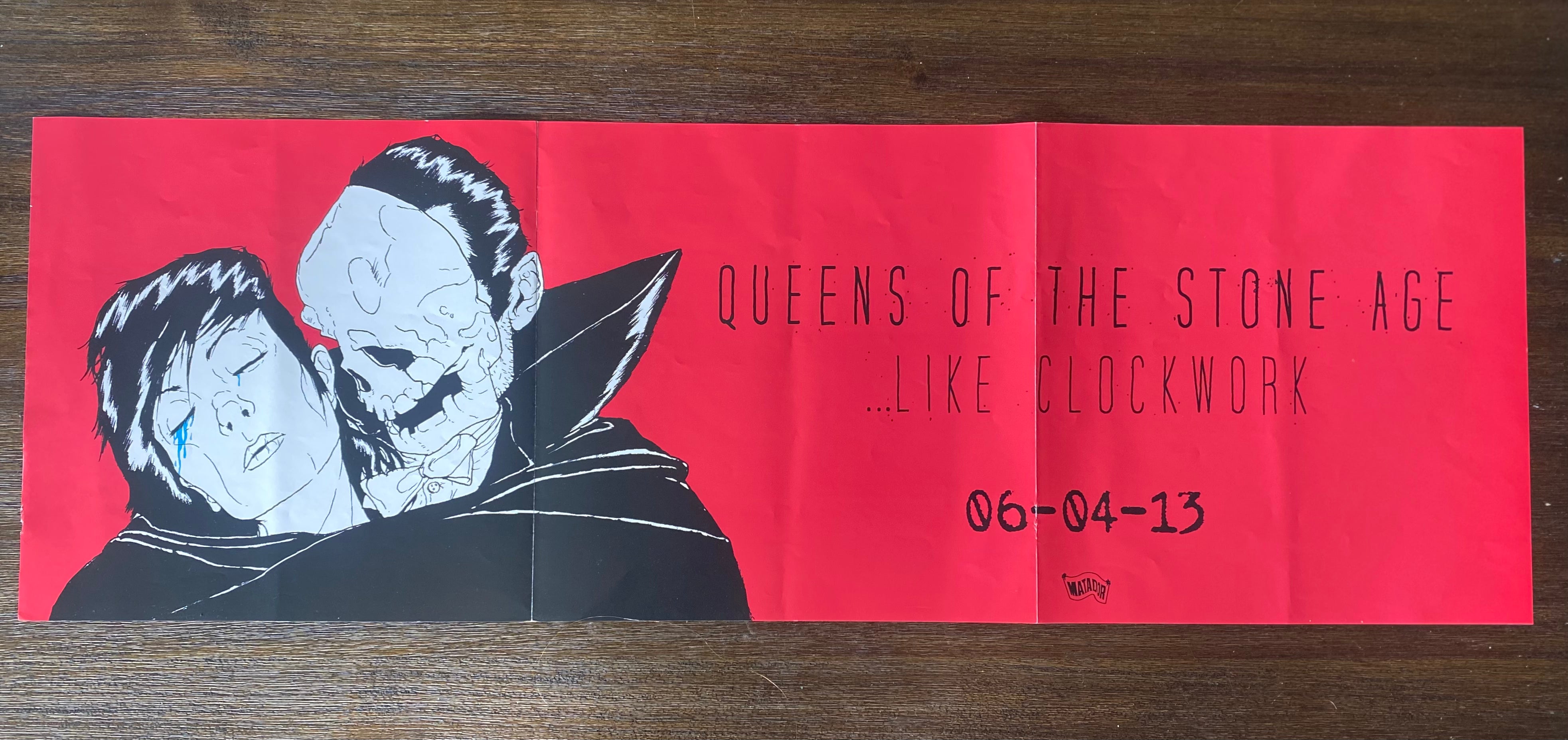 Queens Of The Stone Age-Like Clockwork- 2013 Original poster’s (set of 2) 6-04-13