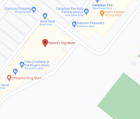 Nature's Signature Southdown & Lakeshore Store Location Directions