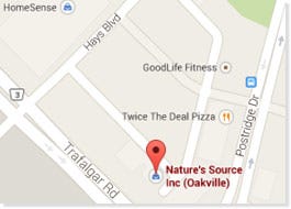 Nature's Source - Oakville Store Directions
