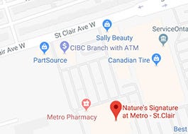 Nature's Signature - St. Clair Store Directions