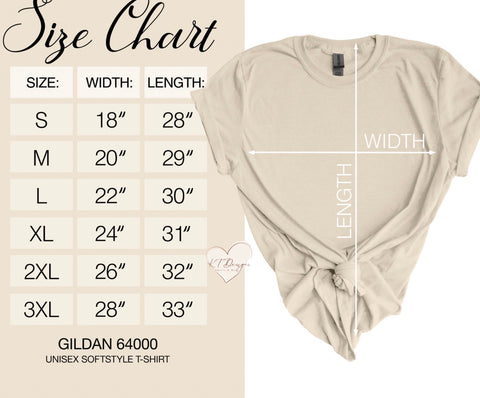 Sizing Chart – KT Designs