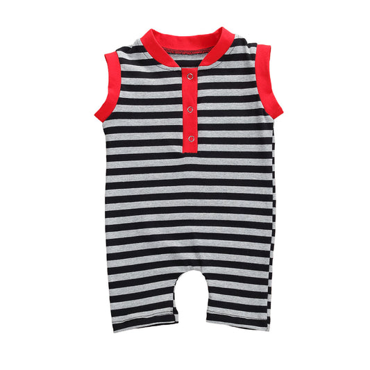 Baby Girl Boy Sleeveless Jumpsuit